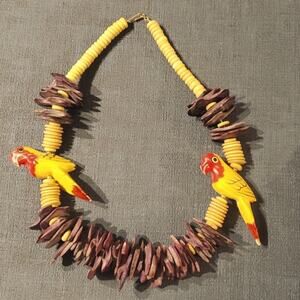 Vintage Parrot Necklace